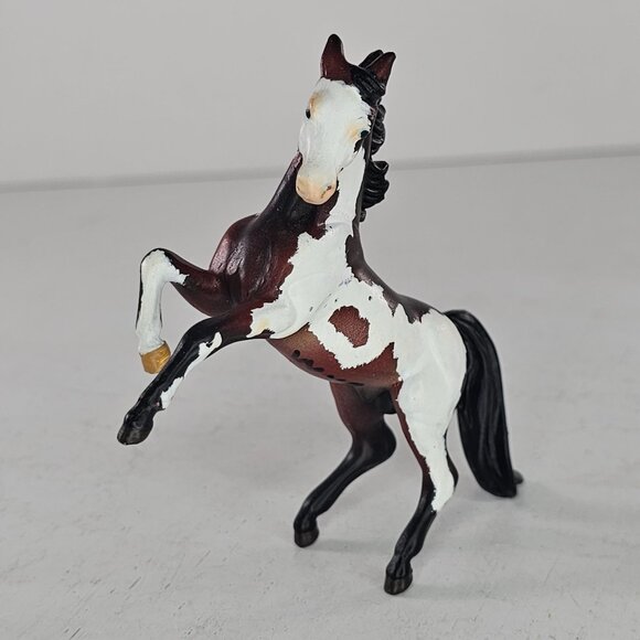 Breyer Custom Rearing Arabian Stablemate Horse Bay Pinto Signed WVO 2002 CM - Picture 2 of 13